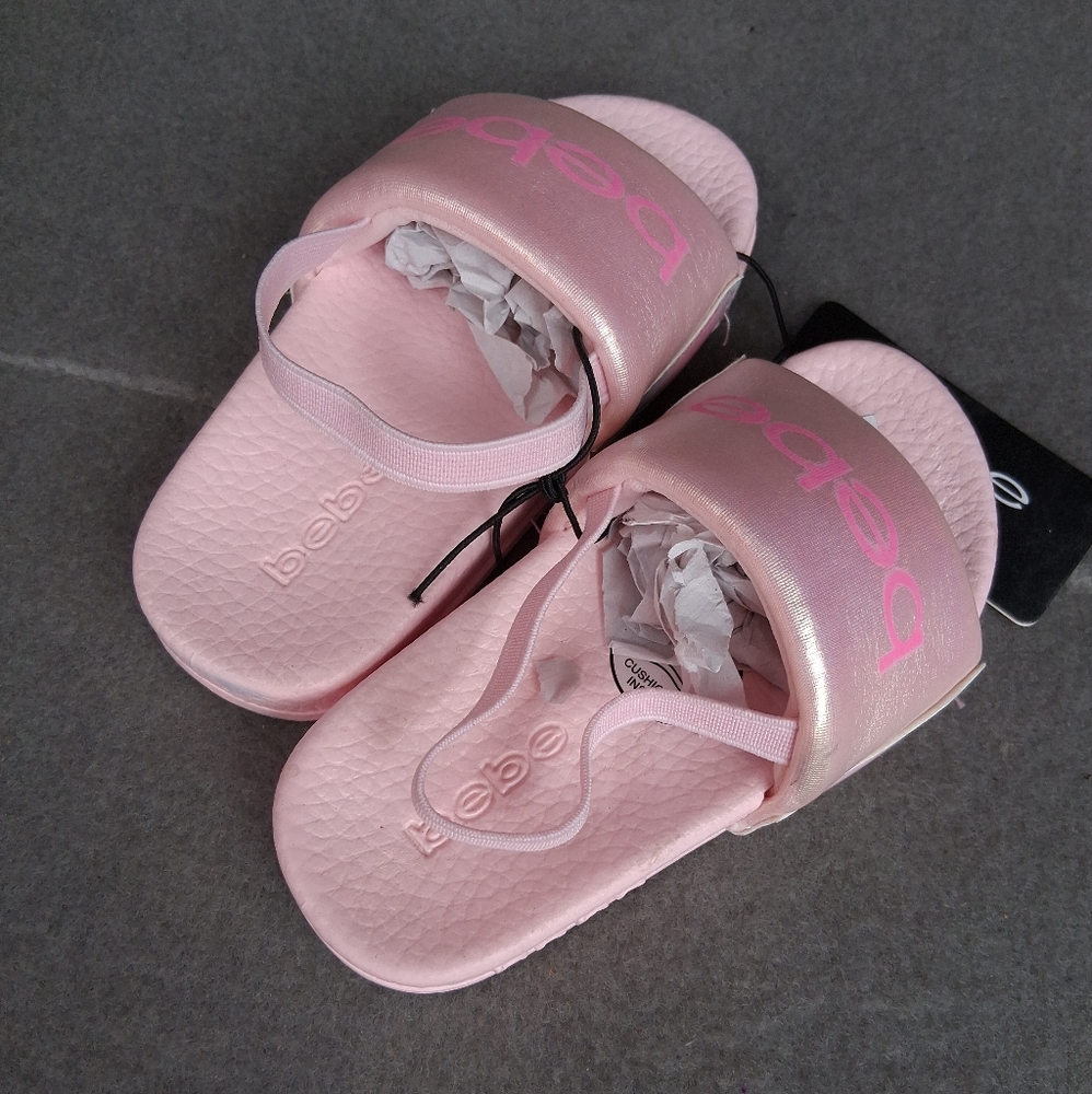 Bebe Pink Kids Slippers